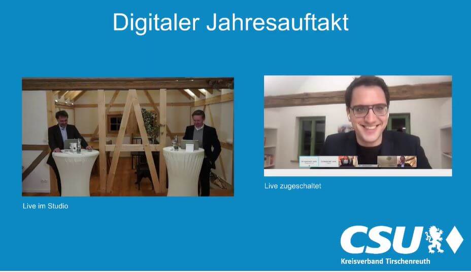 Digitaler Jahresauftakt der CSU-AG´s